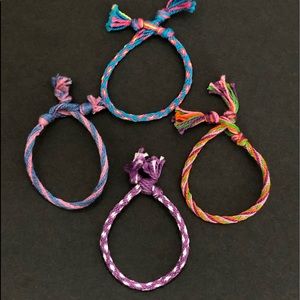 Friendship bracelets handcrafted.
